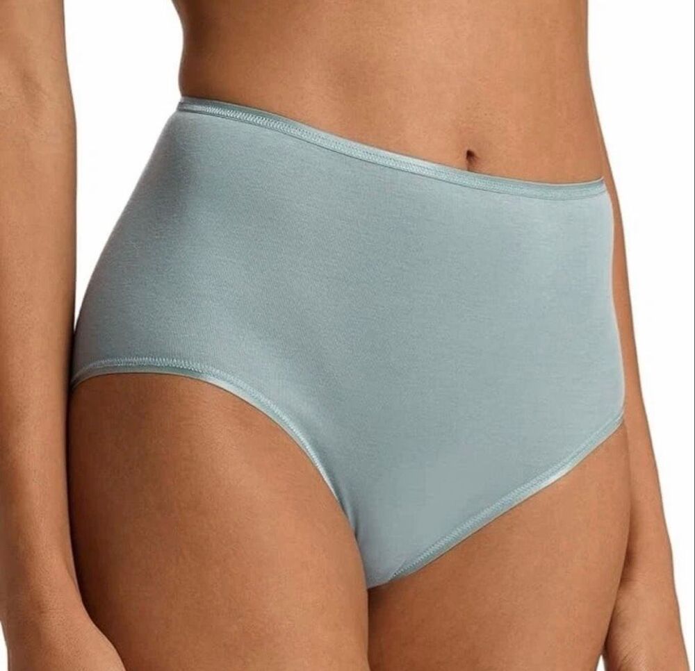Hanro NWT Size XS Cotton Seamless Panty - style 1625 - tourmaline blue